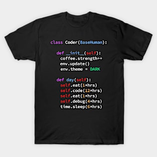 Python Class Eat Code Sleep Repeat - Funny Coding T-Shirt